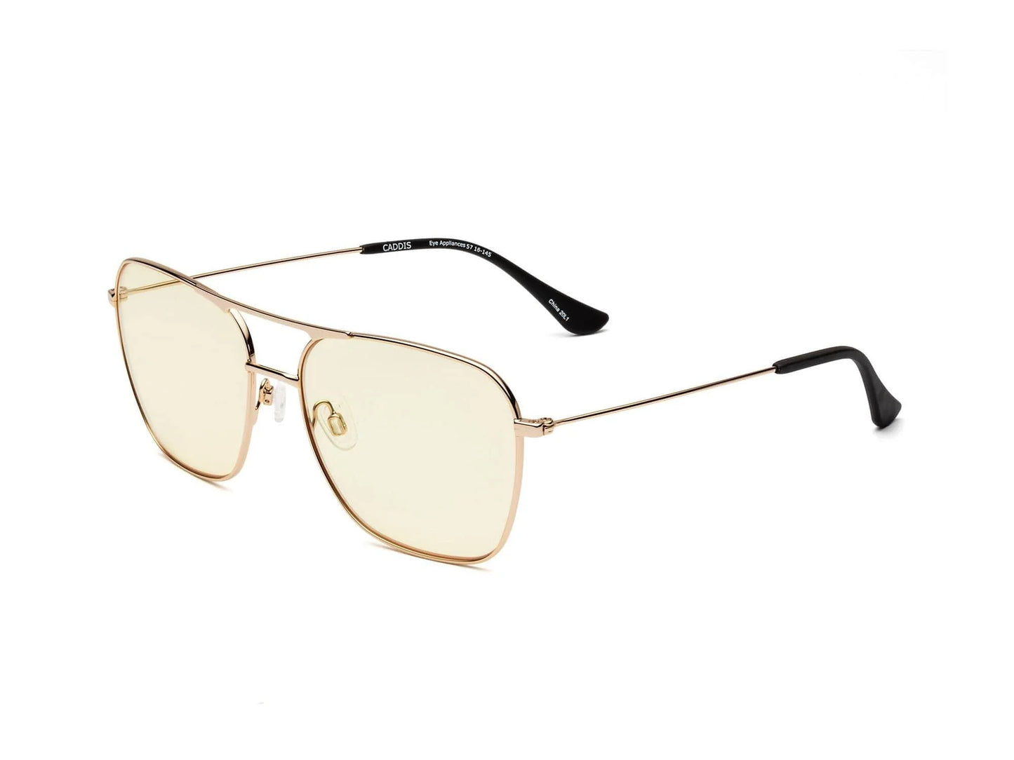 Hooper Polished Gold Yellow Lens 2.00