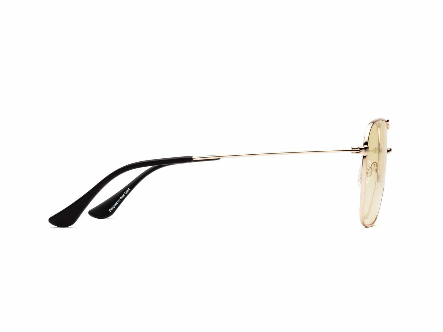 Hooper Polished Gold Yellow Lens 2.00