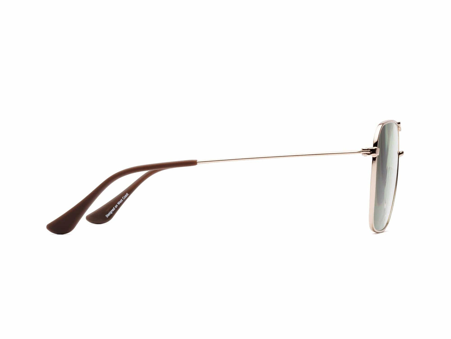Hooper Polished Gold Light Green Lens 2.00