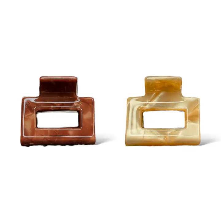 2-Pack Mini Square Claws - Mocha Set