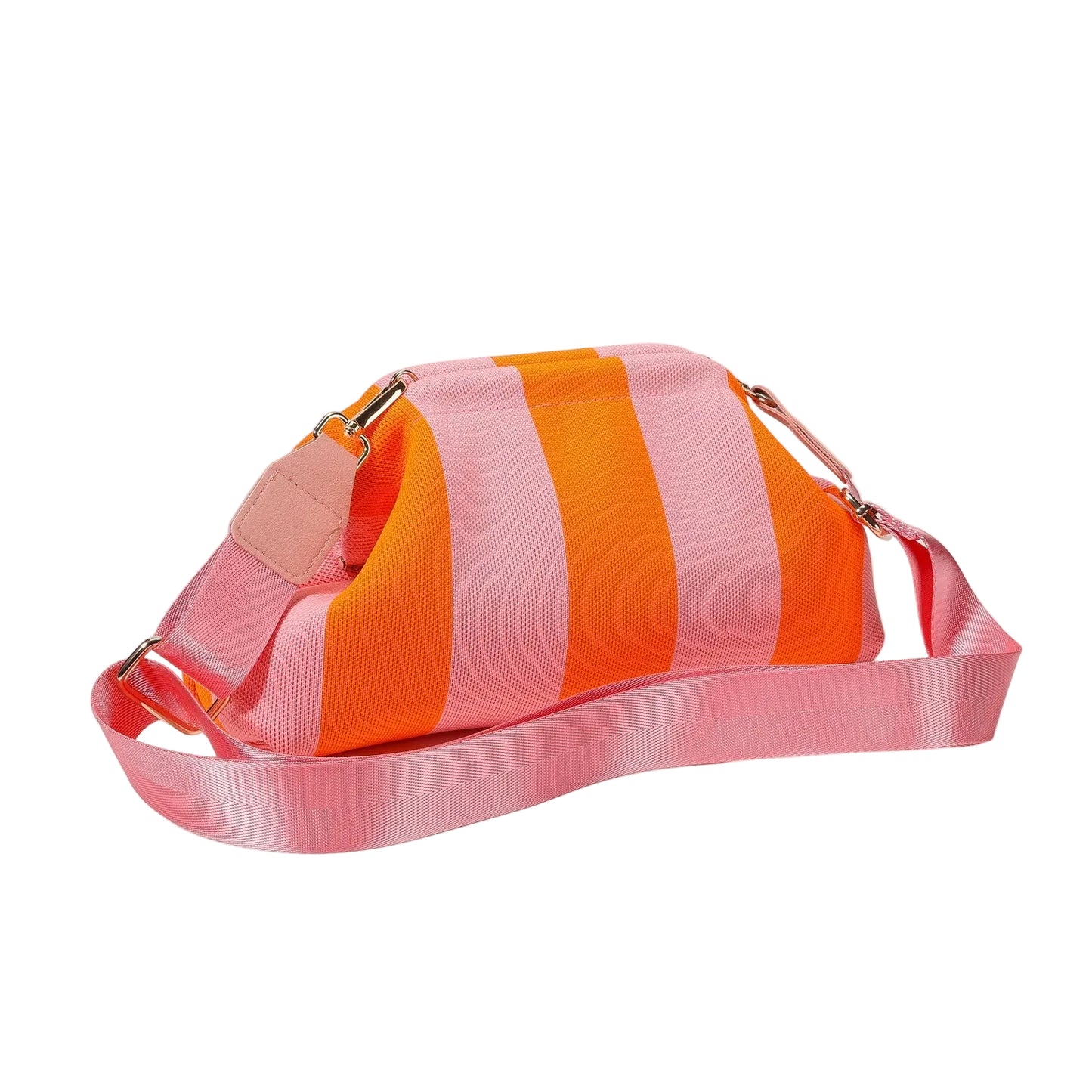 City Girl Pouch + Strap Orange / Pink