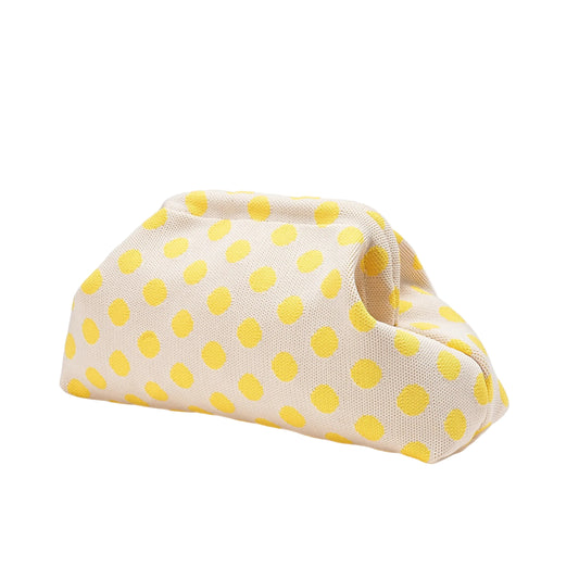 City Girl Pouch Polkadot Yellow