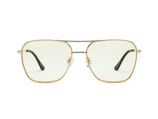 Hooper Polished Gold Yellow Lens 2.00